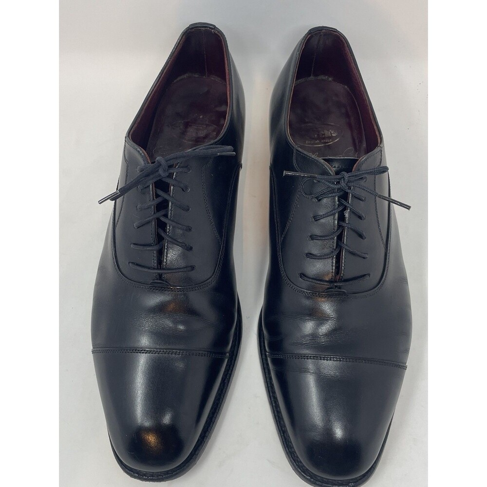 Church's Masterclass Custom Grade Men's Black Leather Oxford Dress Shoes Sz 9.5 - Picture 2 of 14